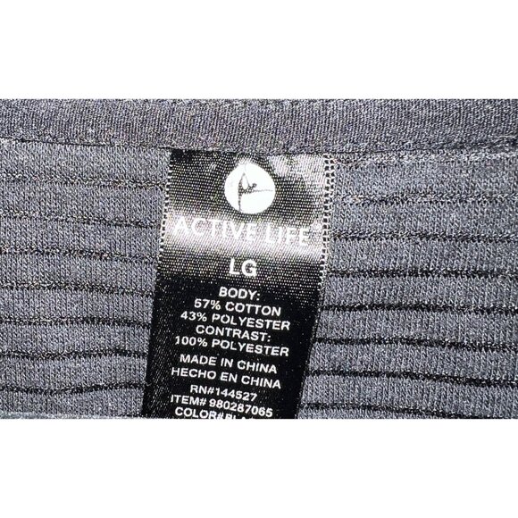 Active Life Womens Hooded Cardigan Type Jacket Zipper Pockets Drawstring EUC - Picture 2 of 2